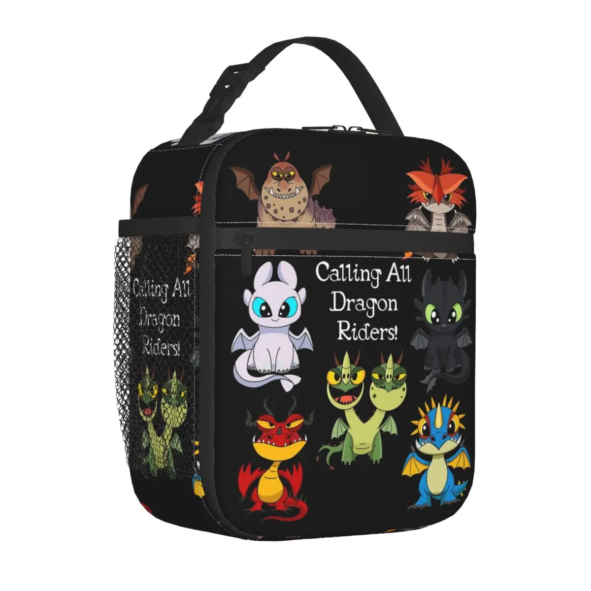 

How to Train Your Dragons Movie Thermal Insulated Lunch Bag for Picnic Portable Food Bag Cooler Thermal Lunch Boxes