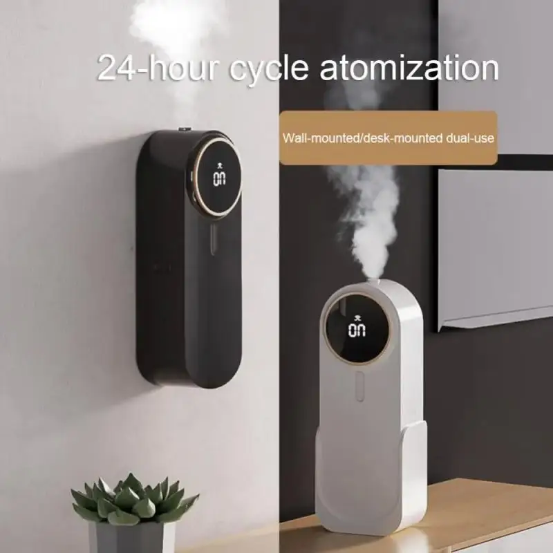 Automatic Fragrance Machine USB Air Purifiers Perfume Diffuser Screen Display Wall Mounted Room Essential Oil Diffuser Portable