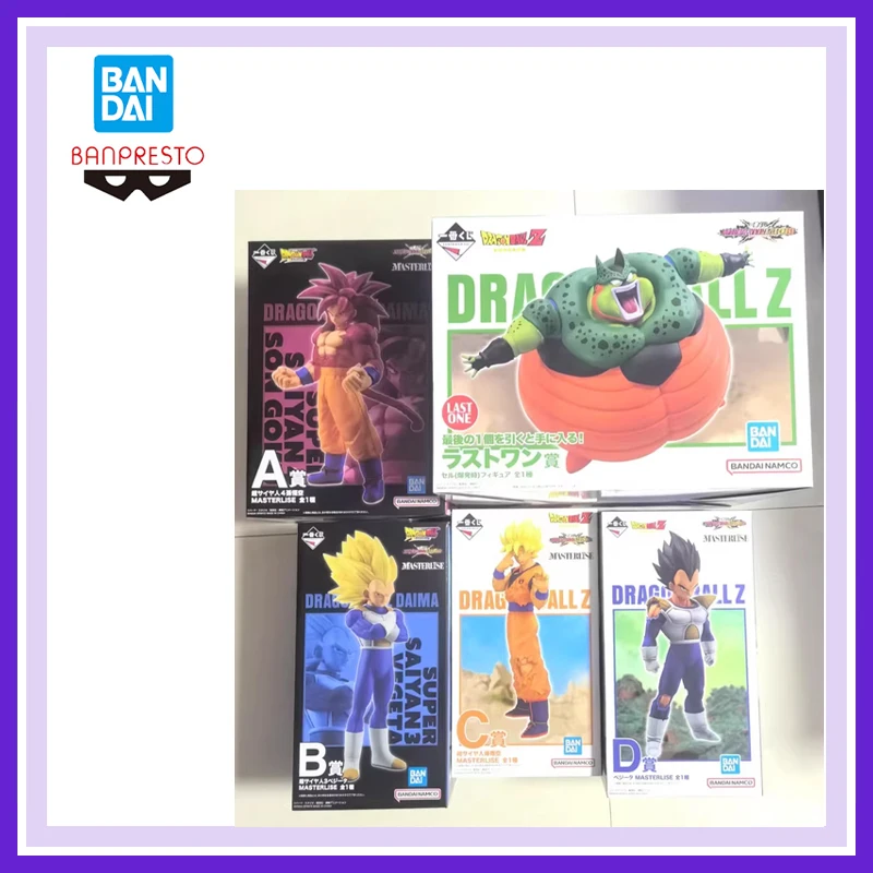 

Оригинальный Bandai Banpresto, новинка, сбор Dragon Ball Ichiban Kuji Vegeta Son Gokuu Freezer Seru, аниме-фигурки, модель