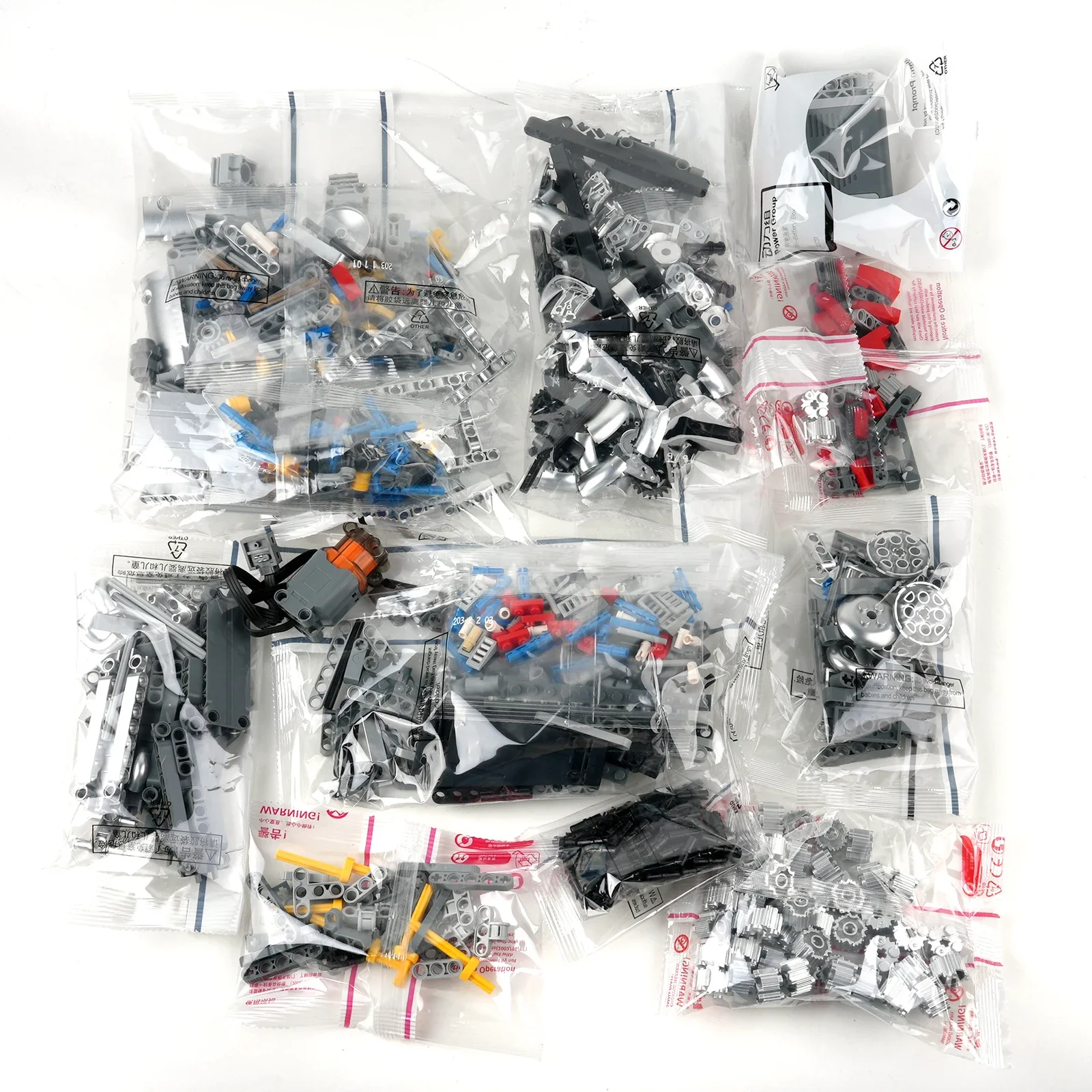 قالب King 10203 MB Merc V8 لبنات بناء المحرك جزء السيارة الفني مع علبة التروس نموذج محاكاة بمحرك محرك كهربائيًا