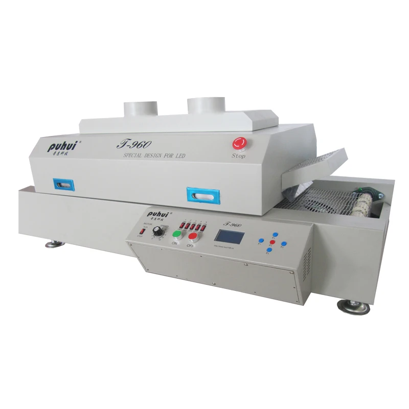 SMT Led Infrared light source channel lead-free Hot Air Reflow Oven T-960 Welding Equipment