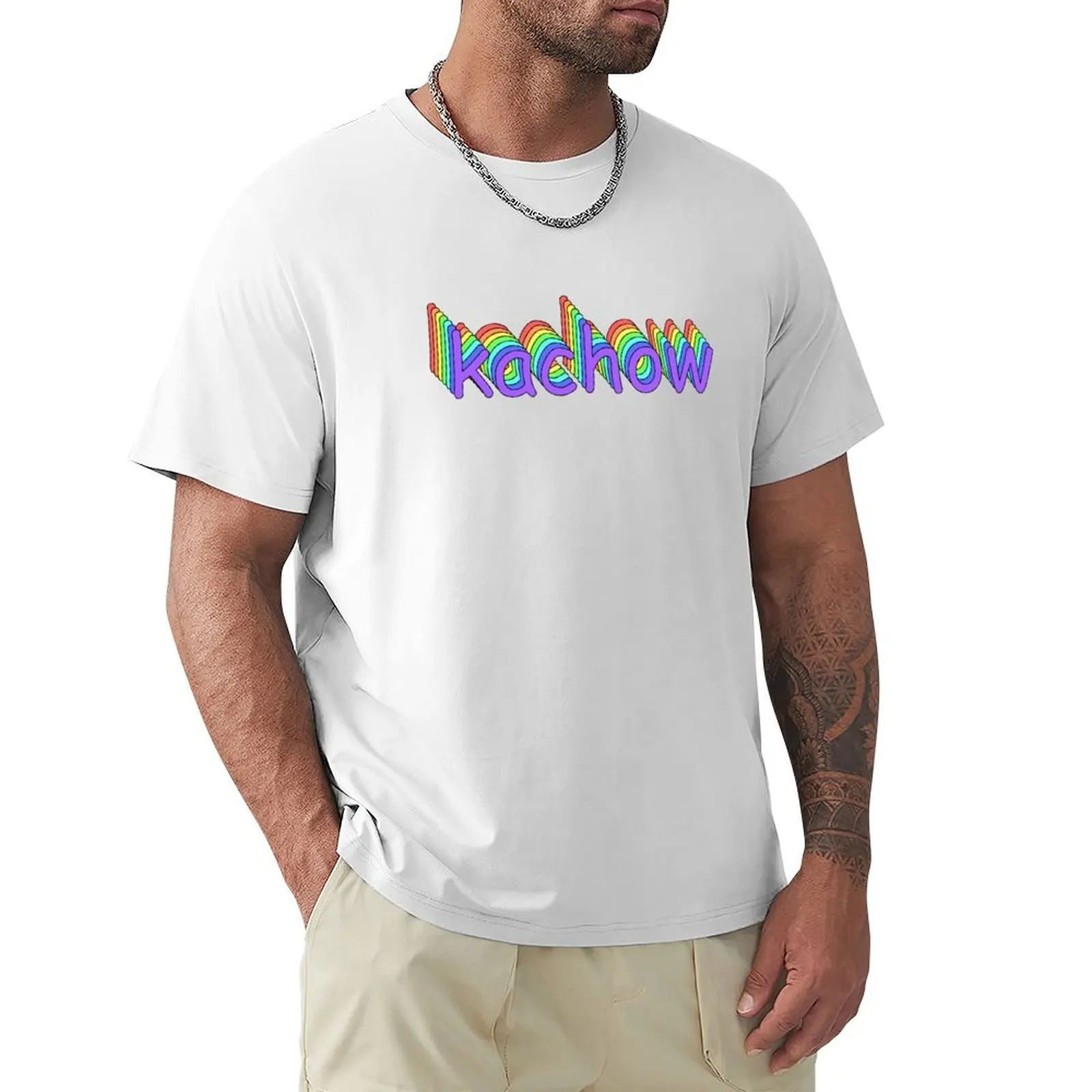 Kachow T-Shirt plus size tops korean fashion for a boy sublime sweat shirts, men