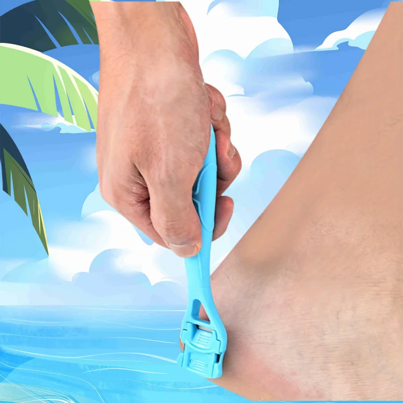 เครื่องมือดูแลเล็บเท้า ตะไบขัดส้นเท้า กำจัดหนังด้าน หนังแข็ง ขี้แมลงวัน สแตนเลสอย่างดี ด้ามจับพลาสติก ﻿