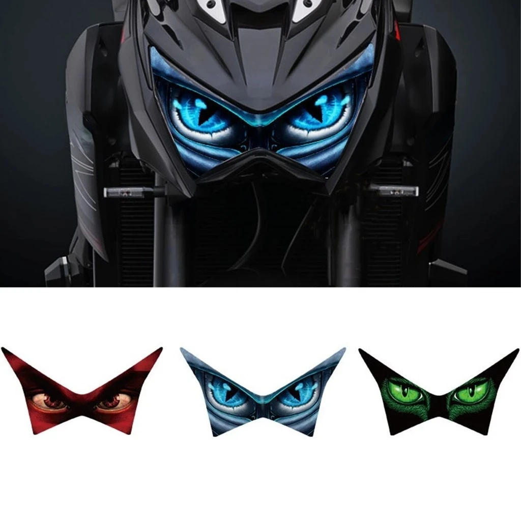 

Подходит для Z800 Z250 Z300 2015-2018 аксессуары для мотоциклов 3D передний обтекатель наклейка на фару защитные наклейки на фару