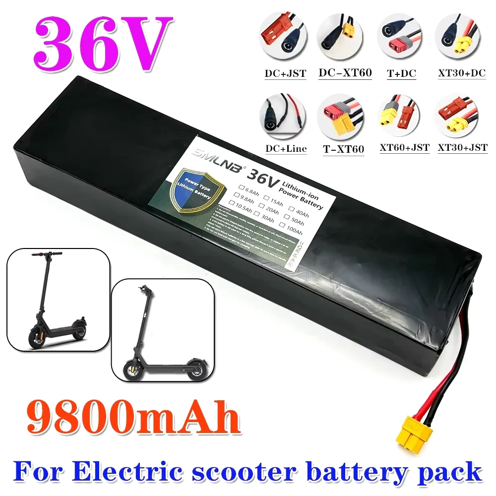 

36V 10S3P 9800mAh 18650 rechargeable lithium-ion battery 500W built-in BMS Suitable for KUGOO S1, S2, S3 Electric Scooters