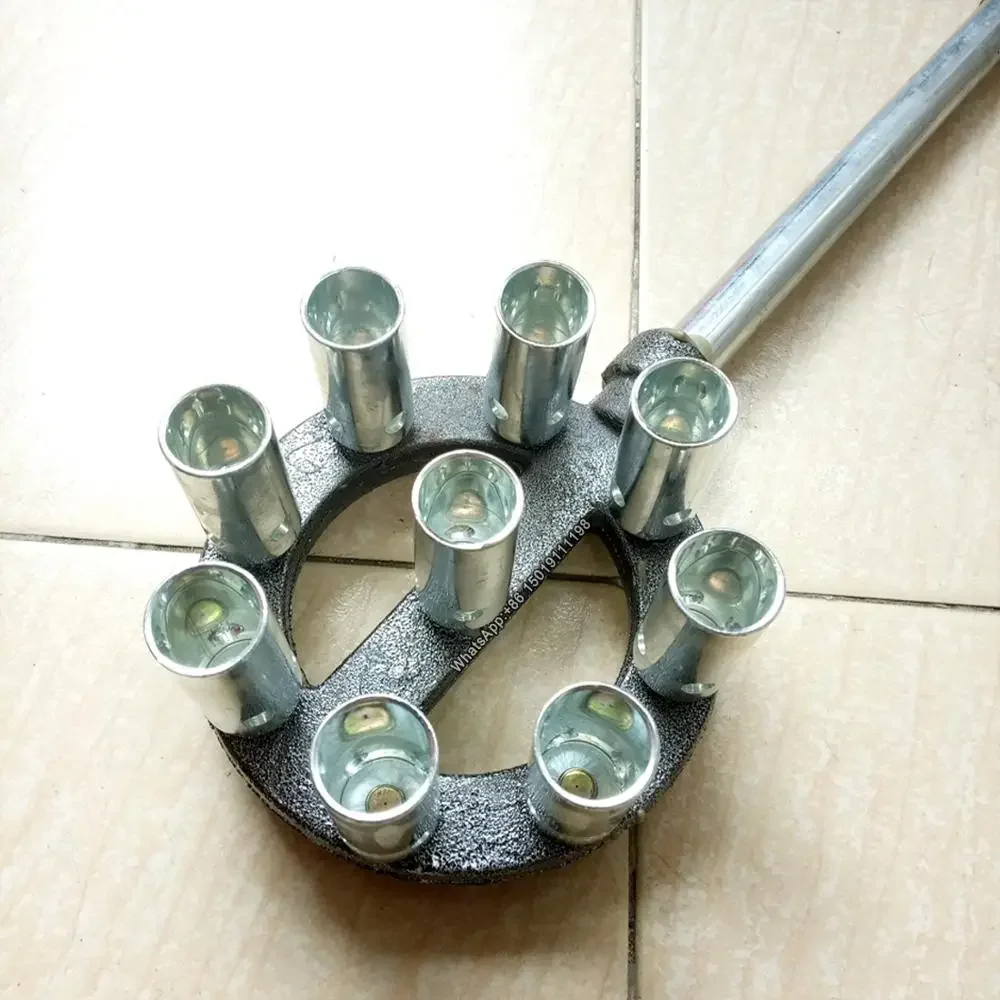 

9 hole household gas stove,portable burner,desktop outdoor gas stove,high pressure fire burner,pan burner,barbecue gas stove