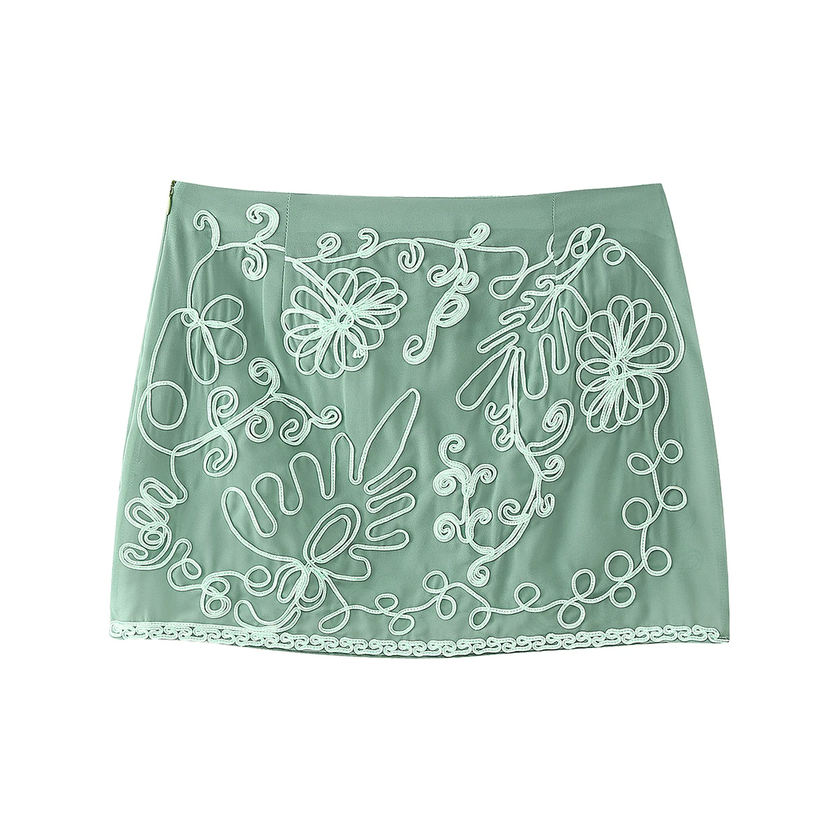 

2025 Floral Embroidered Skirt Elegant, Fashionable, New Style, Comfortable Office Wear, Casual, Versatile, Vintage, Sensual Flor