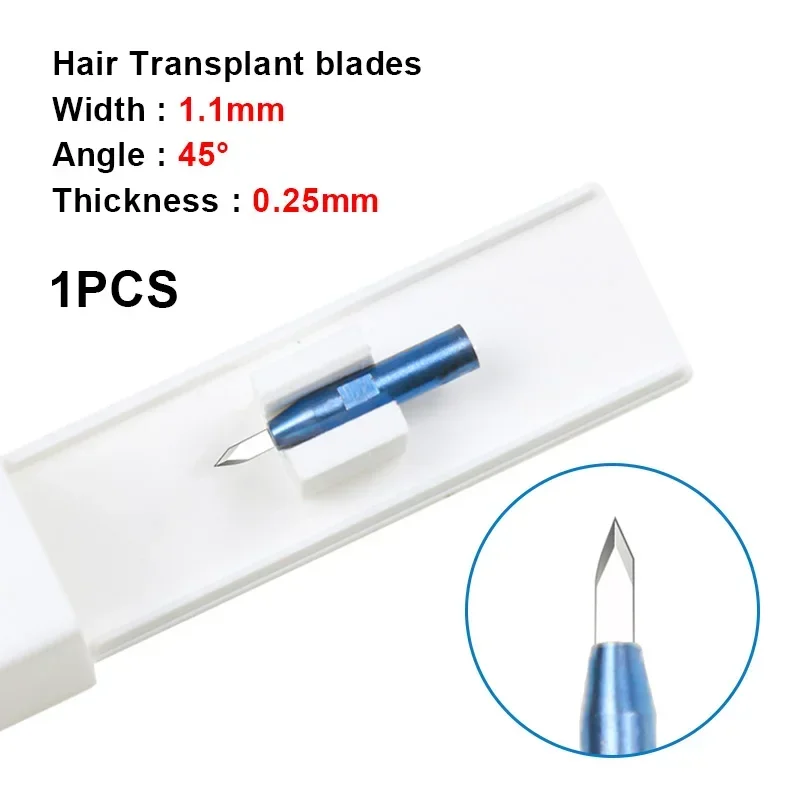 Sapphire Blade Haartransplantatie Implanter Pen Dubbele rand Sapphire Hair Implant Blade Haarsupplement