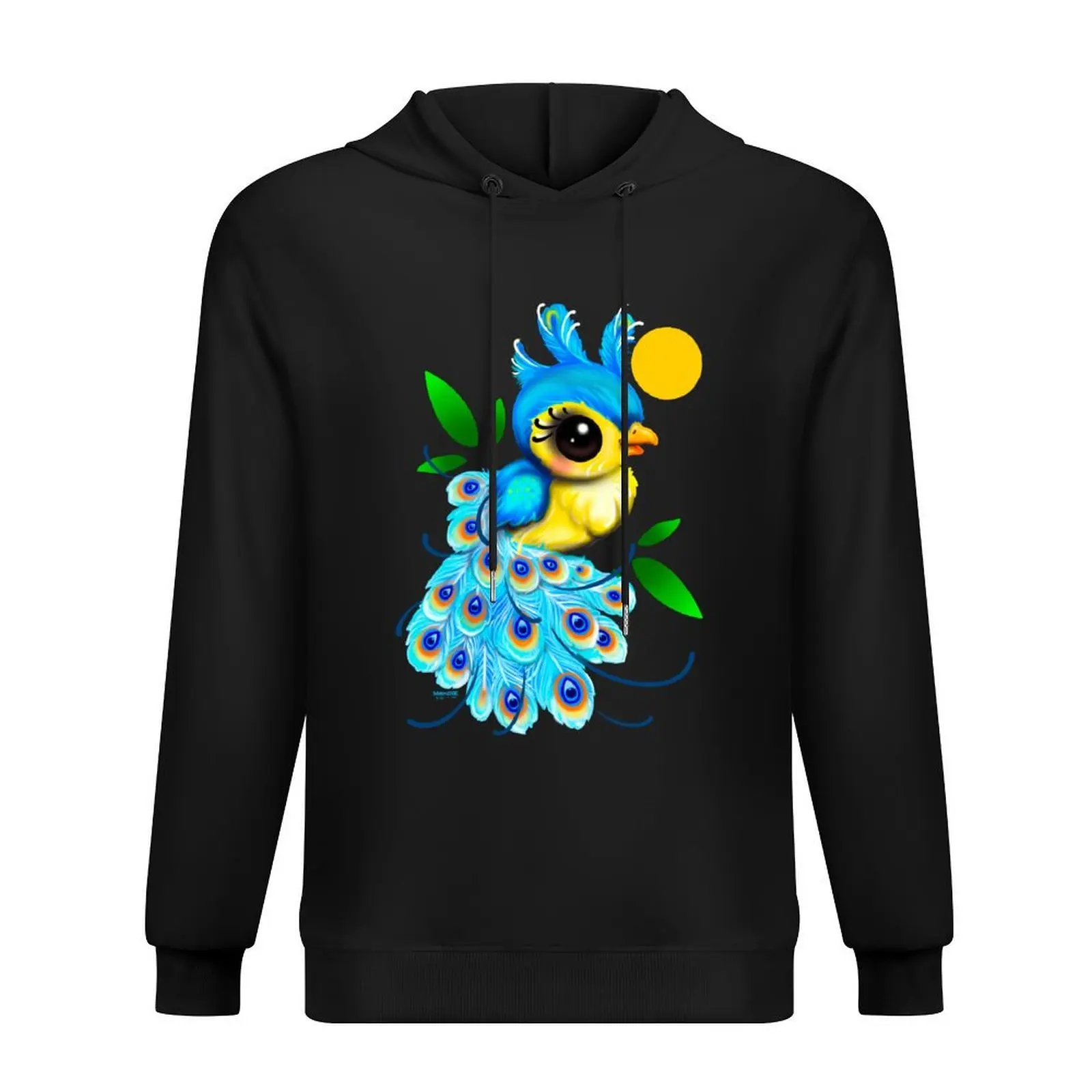 

Little Peacock Hoodie autumn men clothes autumn new products men's sweat-shirt new hooded tee