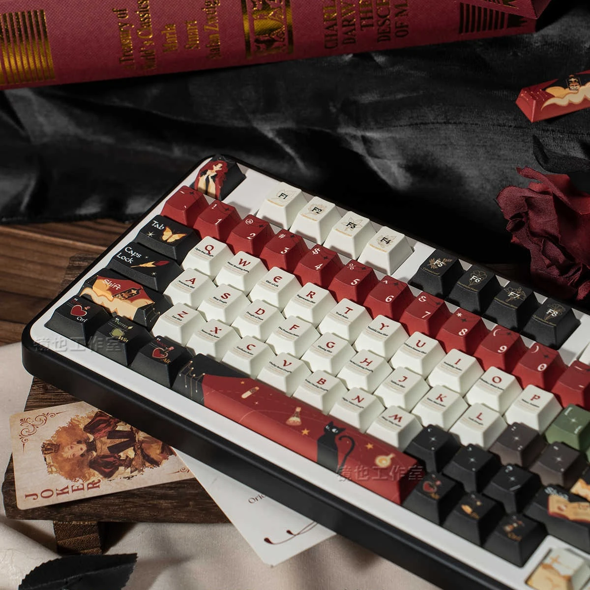 Magical 143-Key Keycaps Dreamy and Cool Cherry MOA Profiled PBT Mechanical Keyboard Keycap Compatible with MX Switches 68 75 98