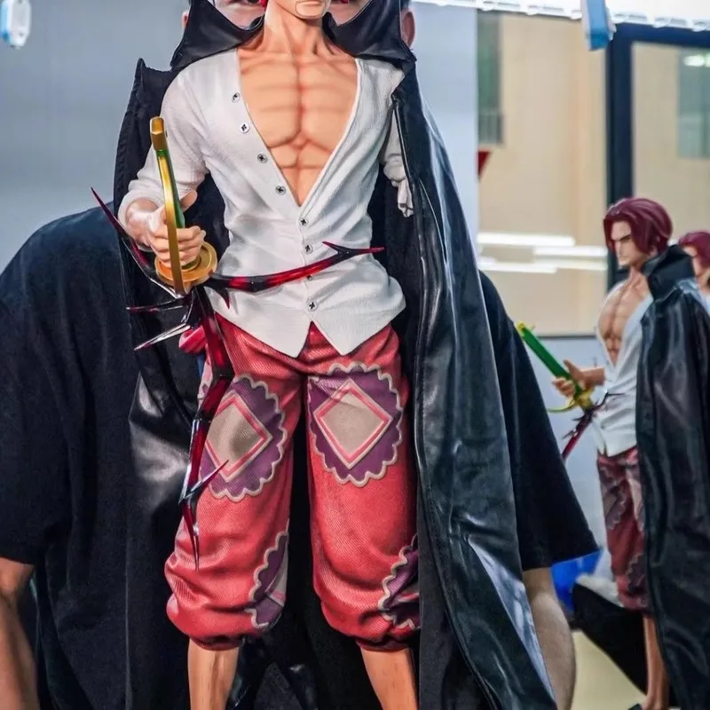 67cm ホットセール Jt スタチュー ワンピース 赤髪のシャンクス アクションフィギュア アニメ周辺グッズ アート プレイオーナメント ギフト