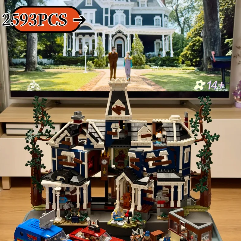 

New Arrival 2593PCS Movie City Residential Compatible Building Block Set 11370 Suitable as Gift for kids and Adults