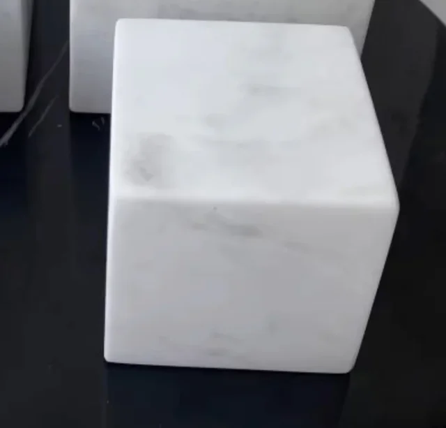 50x50x50mm Natural Marble Stone Cube Blocks  Jewelry Crafts display stand base plates home decorative marble 6
