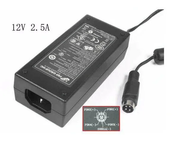 

FSP Group Inc FSP030-DGAA1, 12V 2.5A, 4-Pin Din, IEC C14 Power Adapter