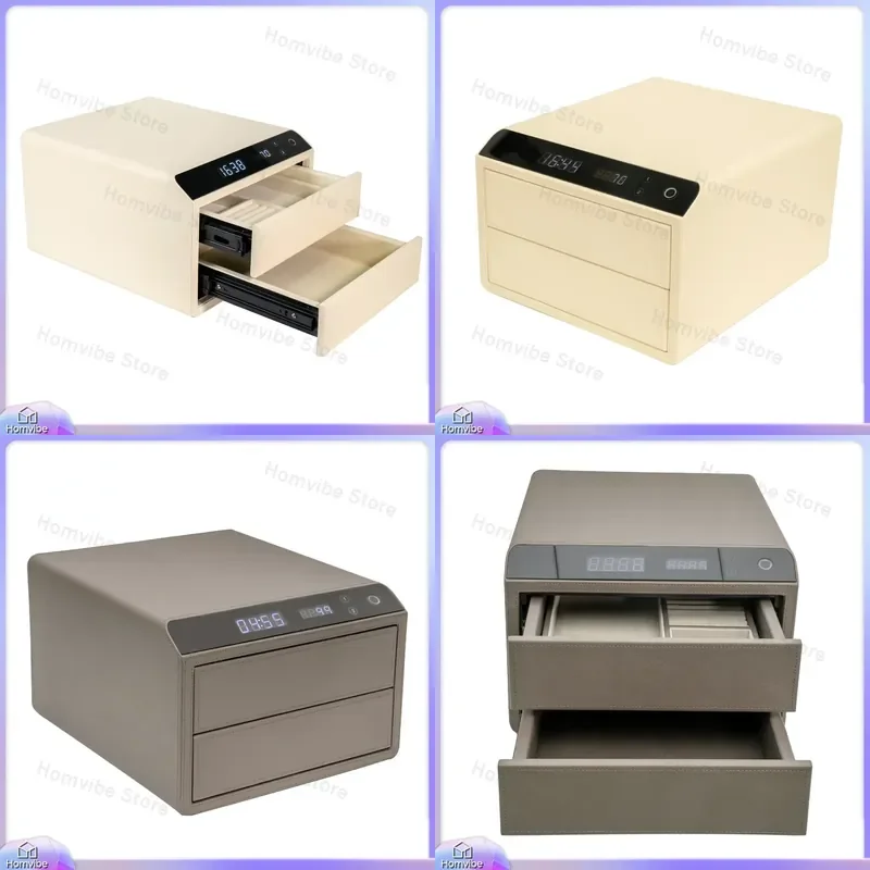 

Hidden Jewelry Box for Home Bedroom Dresser with Lock Digital Security Safe Storage Organizer for Necklaces Earrings Rings