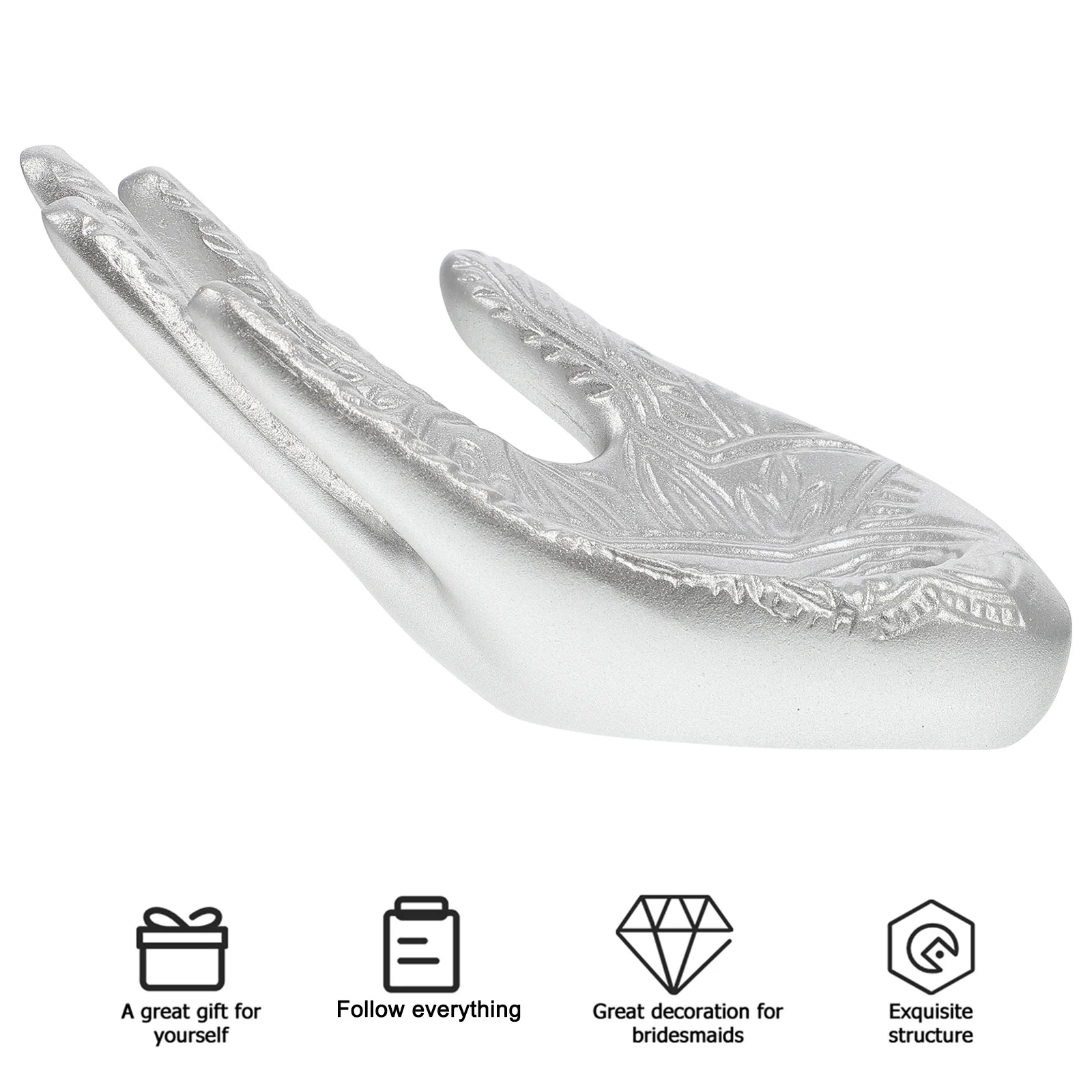 

Держатель для рук из смолы, уникальная форма руки, подставка для ювелирных изделий для магазина, домашний настольный органайзер для колец, декор комнаты