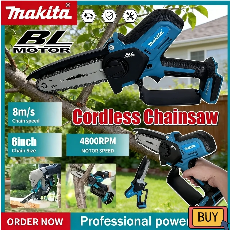 mini-tronconneuse-electrique-portative-makita-6-pouces-scie-a-chaine-sans-fil-pour-le-travail-du-bois-avec-petite-tronconneuse-manuelle