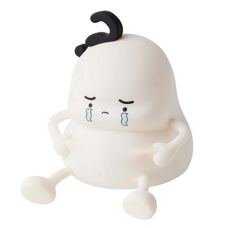 

2025 New Chubby Silicone Nightlight Bedroom Desktop Ornaments Gift Atmosphere Silicone Pat Lamp