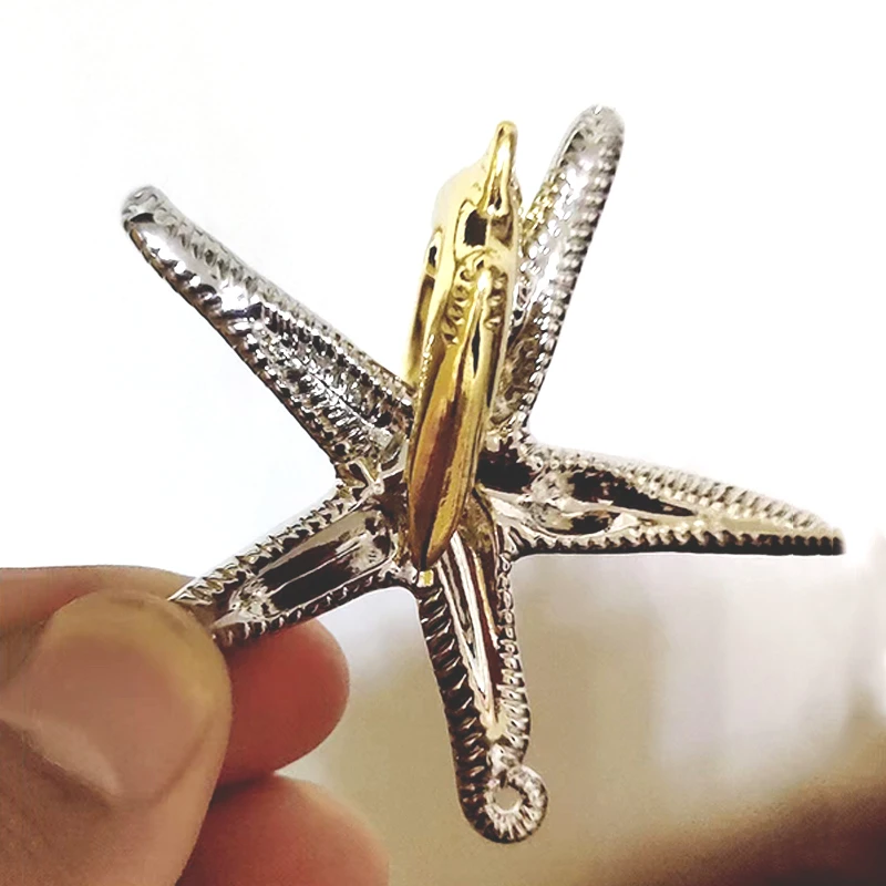 Металлическая головоломка «Морская звезда» в океане, волшебная логическая тренировка IQ, головоломка, распятие, развивающие игры, новые подарки для детей