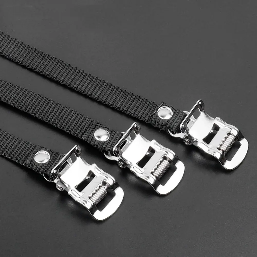 4 قطعة الأشرطة التوى للدراجات الصالة الرياضية الغزل الدراجة مسند القدم تو كليب الدراجات دواسة حبل تجريب التجريبي سباق حزام لربط الأحذية