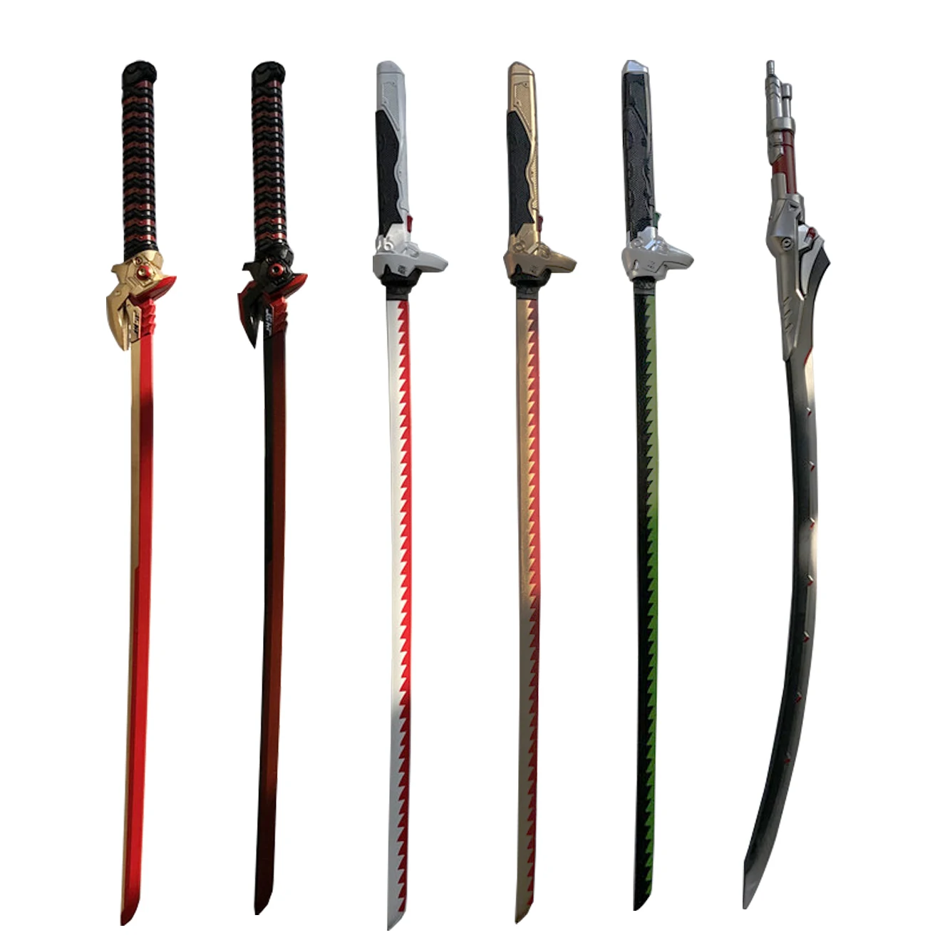 106cm Overwatch Game Genji Evil Spirit Sheath Knife Shimada Genji Katana Role Play Game PU Weapon Model Toy Prop Sword