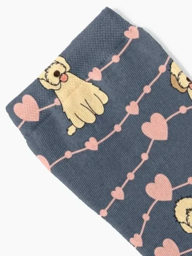 Love Apricot Cockapoo Cavapoo Cavoodle Dog Socks sports and leisure tennis Socks Men's Women's