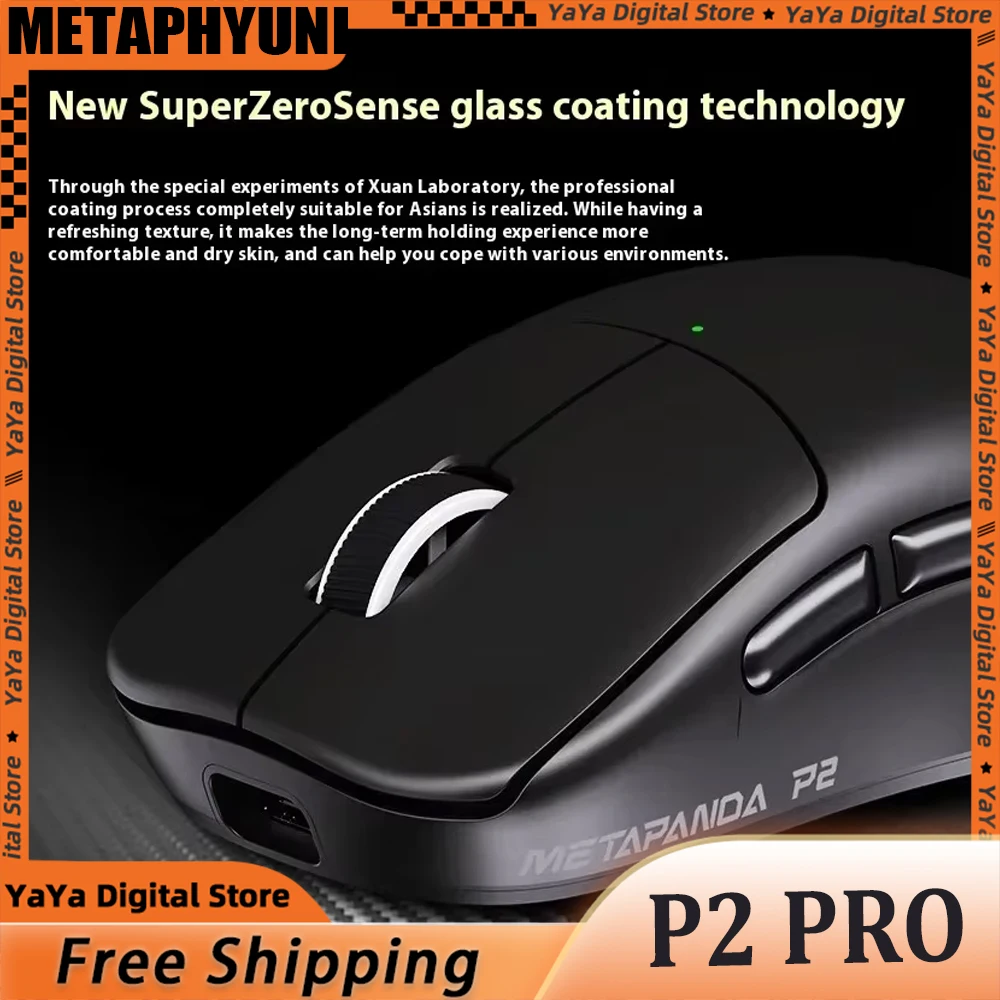 

Metapanda P2 Pro Gaming Wireless Mouse Three Mode Wireless Bluetooth Lightweight E-sports Mice Customized Gamer PC Accessory