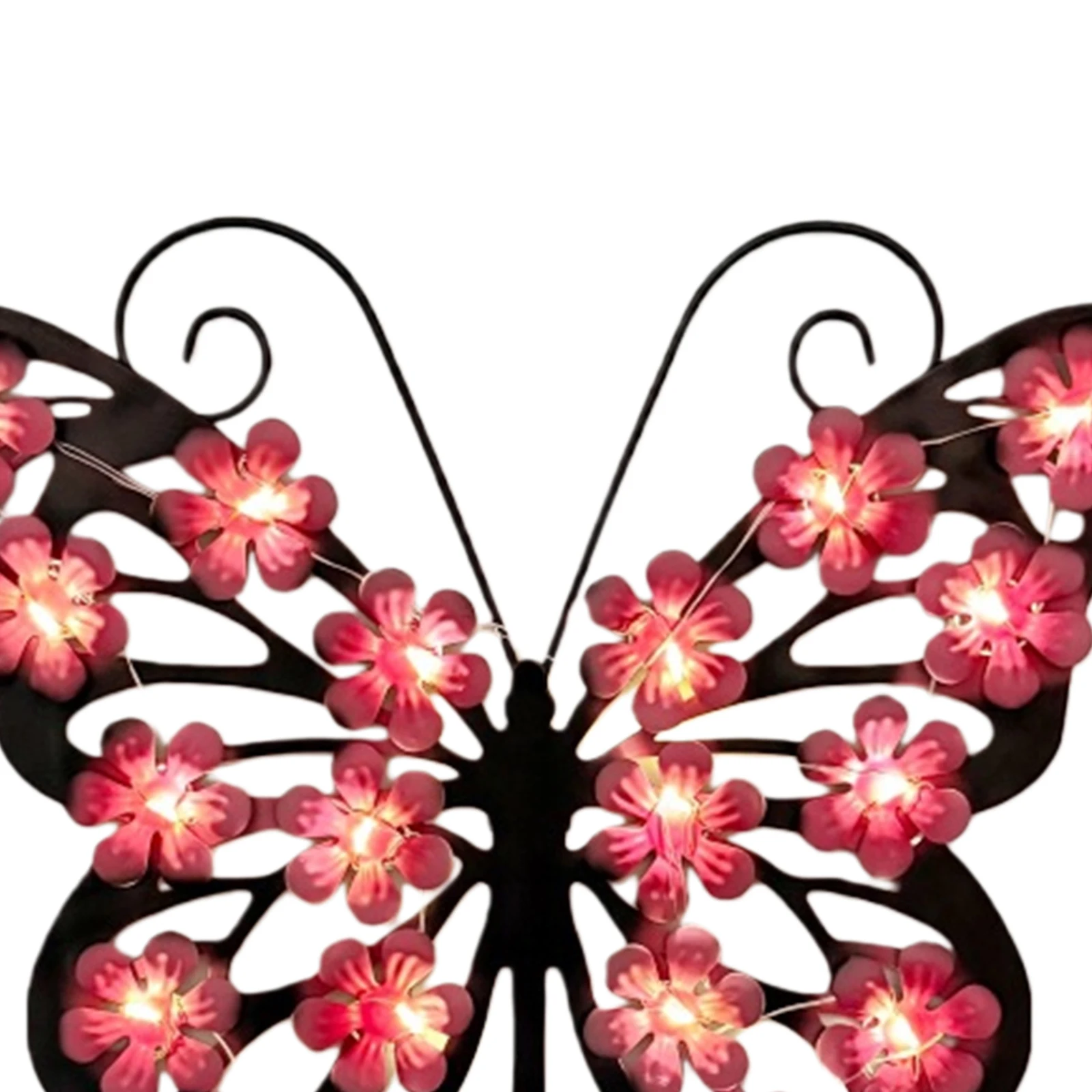 Solar Butterflies Lights Decoration Weather Resist Butterfly Flower Garden Lamps Waterproof for Garden Patio Porch Yard view 5