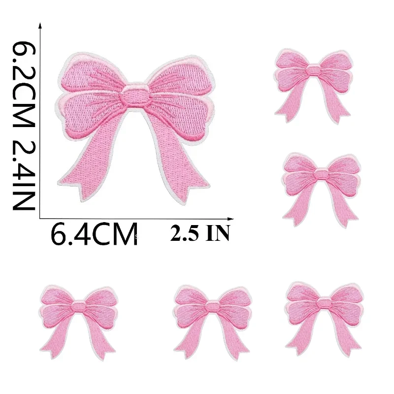 Wholesale 10PCS Wizard and Witch Embroidery Cloth Patches Clothes Pink Green Magic Wand Crown Patch Embroidery Bow Ironing