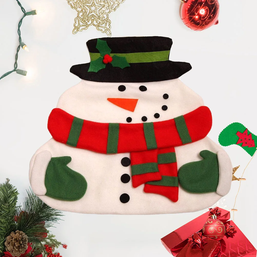 

Christmas Snowman Placemat Premium Material Exquisite Design Long-Lasting Dining Table Protection Decoration Home