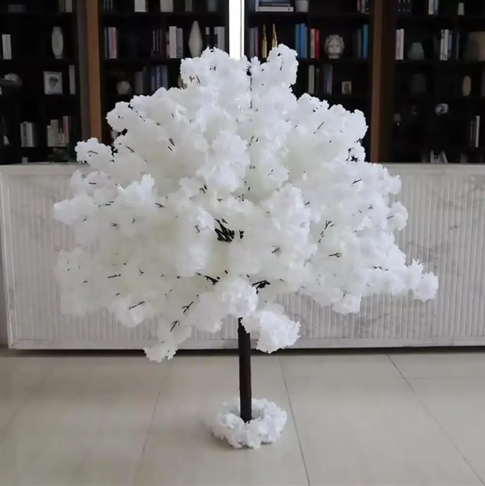 

Artificial Cherry Blossom Tree Champagne Cherry Trees Wedding Decor Table Centerpieces（Not Included Garlands）