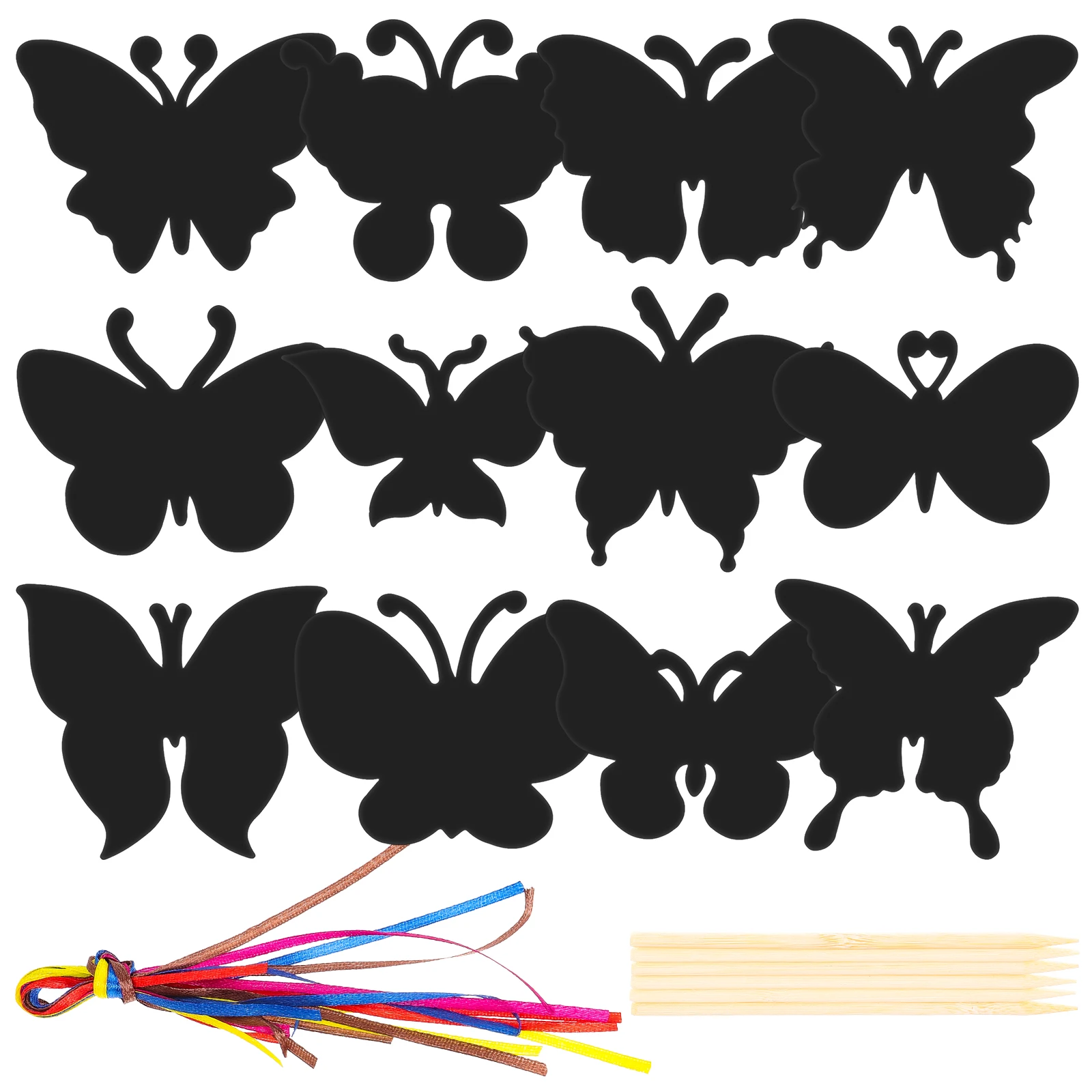 Kit de dibujo artesanal de papel para rascar, 12 Uds., para recuerdos de fiesta de Halloween, actividad artística creativa hecha a mano