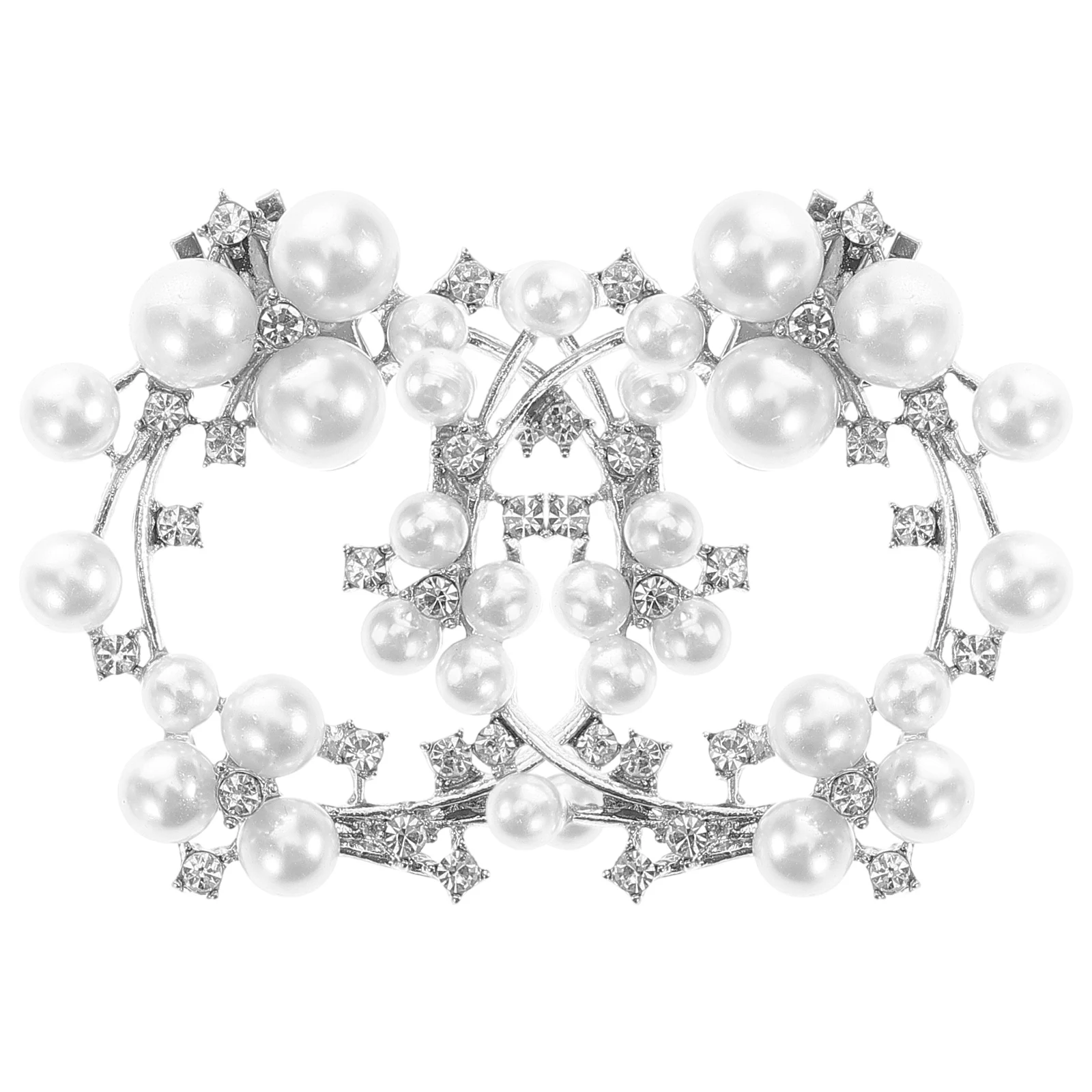 

s Metal Shoe Buckles White Rhinestone Butterfly Brooch Style High Heel Bridal Charms Sneaker Accessories