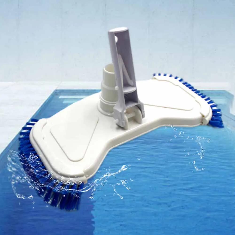 

Swimming Pool Curved Vacuum Cleaner Suction Head Save Labour Bath Spas Hotel Shower Cleaning Brush Swimming Pool Cleaning Tools