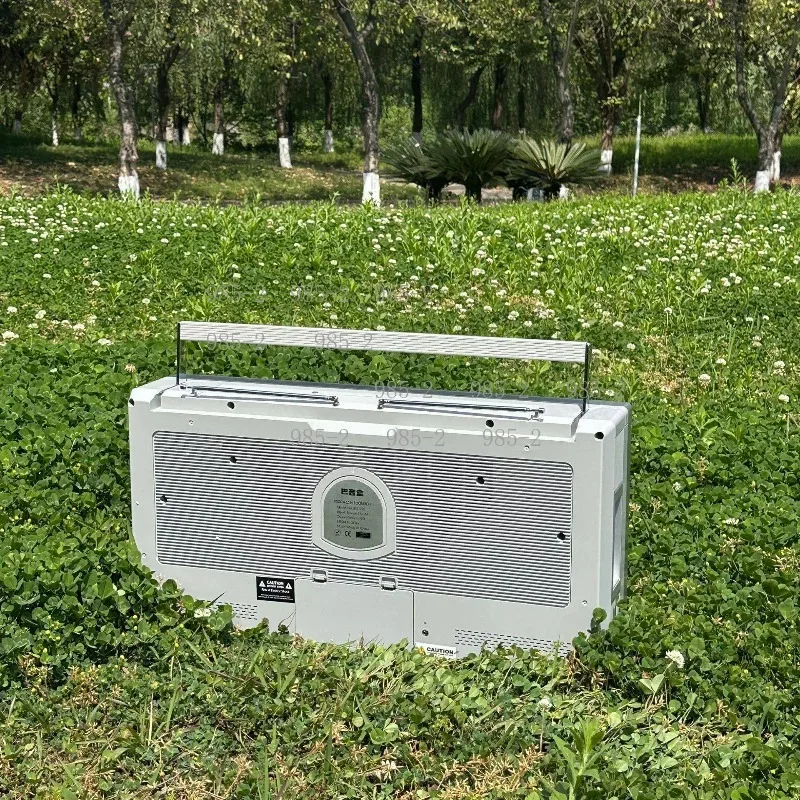 Multi-Function High Power Portable Outdoor Sound System Retro Tape Recorder Radio CD Player Bluetooth Speaker