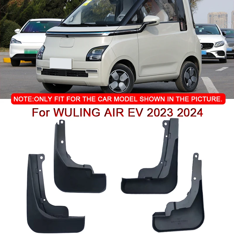 

Fit For WULING AIR EV 2023 2024 Car Styling ABS Car Mud Flaps Splash Guard Mudguards MudFlaps Front Rear Fender Auto Accessories