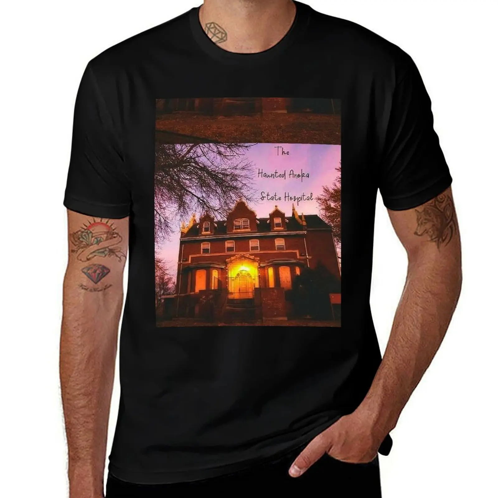 

Anoka Haunted Asylum T-Shirt t shirts for man cotton soft anime tshirt funny t shirts man T-Shirt