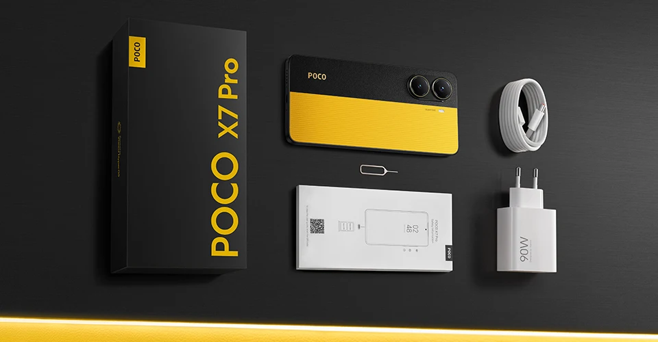 Global Version POCO X7 Pro Cellphone 256GB / 512GB Dimensity 8400-Ultra 6.67" 120Hz Display 90W Charging 6000mAh 5G NFC
