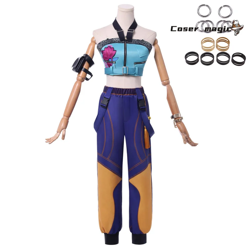 K-Pop: أزياء شيطان الصيادين زوي التأثيرية أزياء الهالوين كرنفال حفلة عيد الميلاد لعب الأدوار ملابس الملابس للنساء