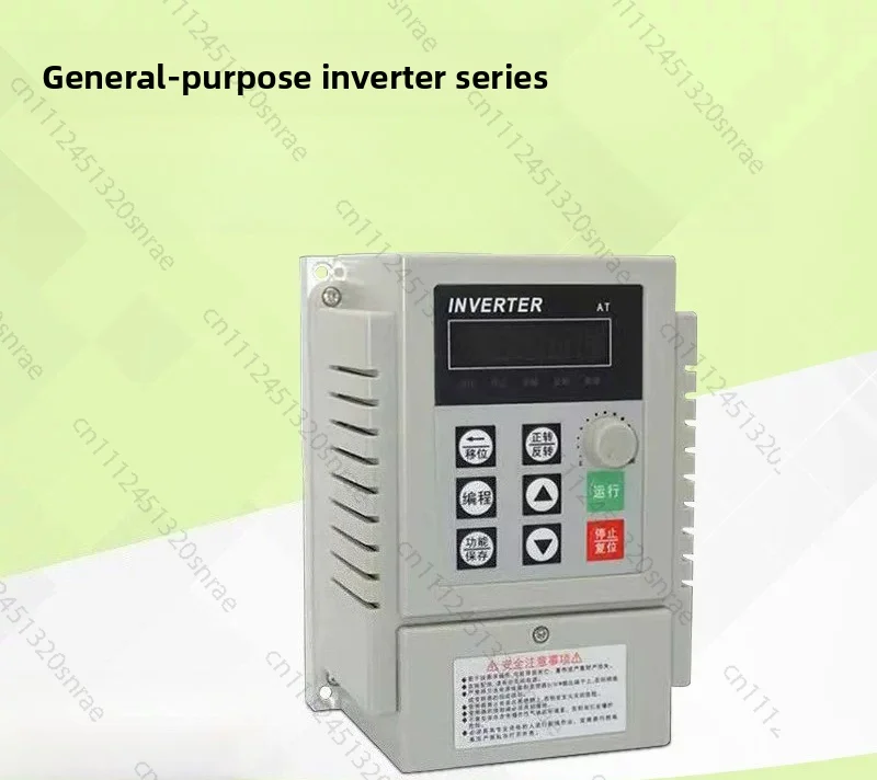 

White Inverter 0.45kW-4kW 220V Single-Phase 3-Wire Motor Speed Controller, Variable Frequency Drive