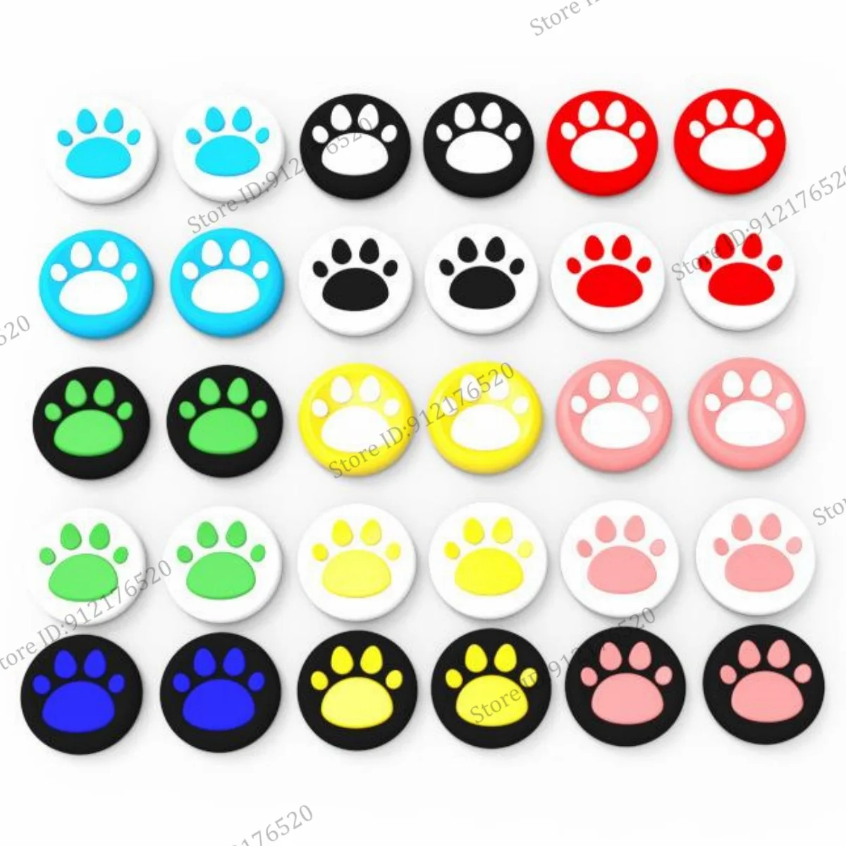 1000 шт. силиконовые аналоговые джойстики Cat Claw для контроллера Dualshock 5 4 PS5 PS4 ручки для XBox ONE Series S X 360 3 продаются