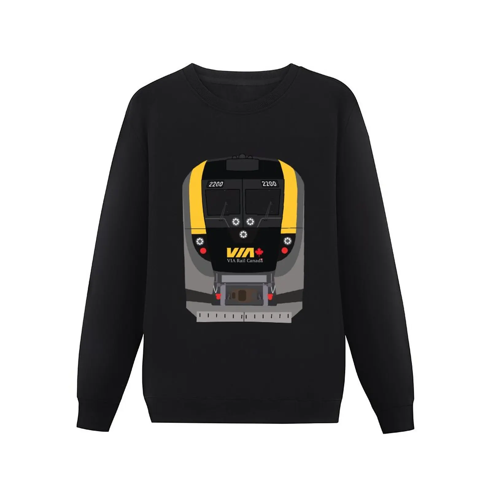 VIA Rail Canada New Locomotive Pullover Hoodie men's winter sweater men clothing korean autumn clothes aesthetic sweatshirts