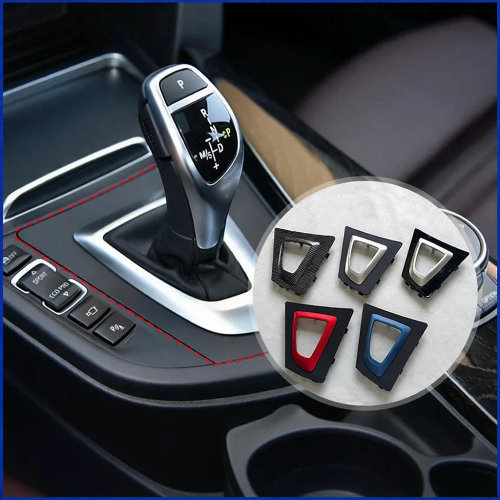 Gear Shift Base Panel Trim Cover For BMW 3 Series 4 Series F30 F35 Interior Console Decoration Replacement Parts Carbon Look