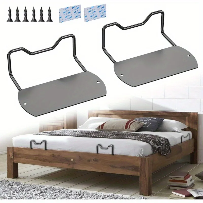 Bed Frame Mattress Slide Stopper Iron Nonslip Mattress Gripper Gaskets Easy To Install Mattress Stabilizer household accessories