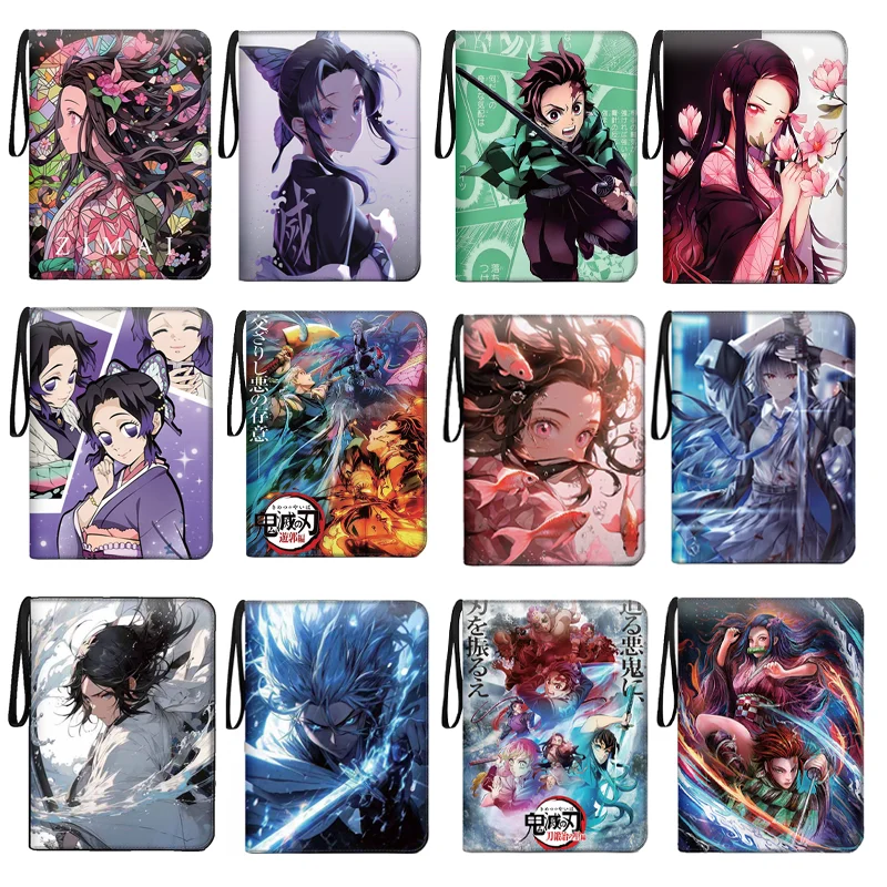 New 400/900 PCS Anime Demon Slayer Cards Album Book  Collection Card Zipper Game Cards Binder Holder Gifts for Kids