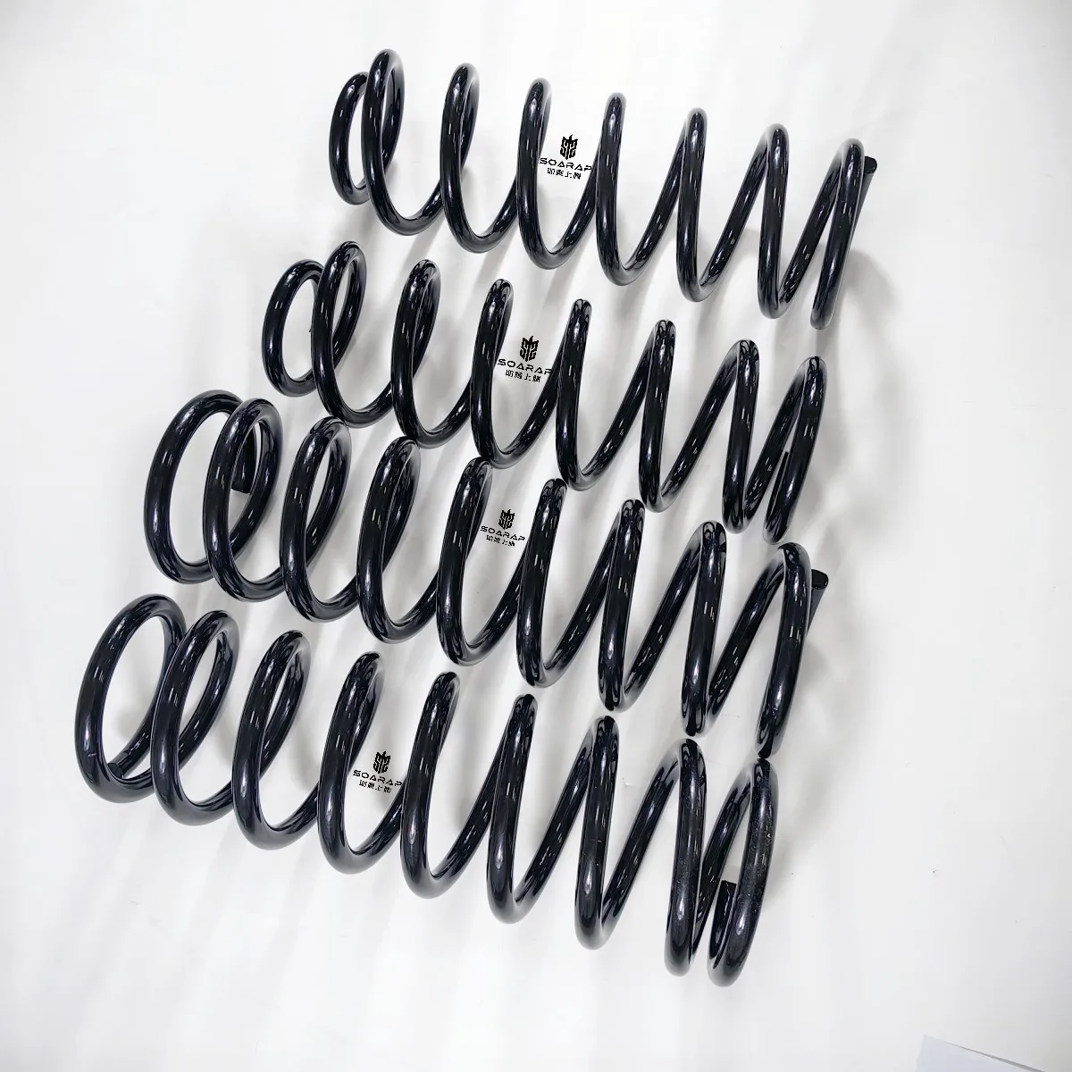 Amortiguador todoterreno SOARAP 4x4, resortes helicoidales de elevación de 5 ", juego de resortes delanteros y traseros para Patrol Y60 Y61