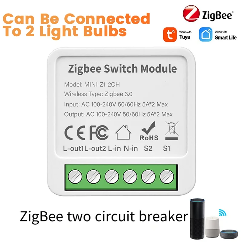 

B47C 2-позиционный переключатель включения/выключения Graffiti Smart Zigbee Smart 2-позиционный переключатель включения/выключения Мини-переключатель скрытой коробки