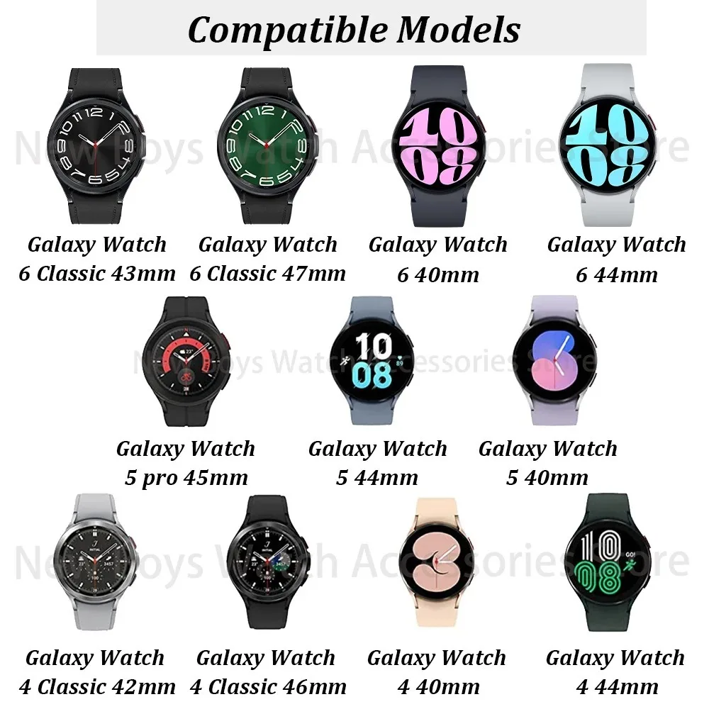 NO Gaps Titanium Strap for Samsung Galaxy Watch 6 5 4 40mm 44mm 6Classic 43mm 47mm Mens Bracelet for Galaxy 5 Pro 45mm Watchband