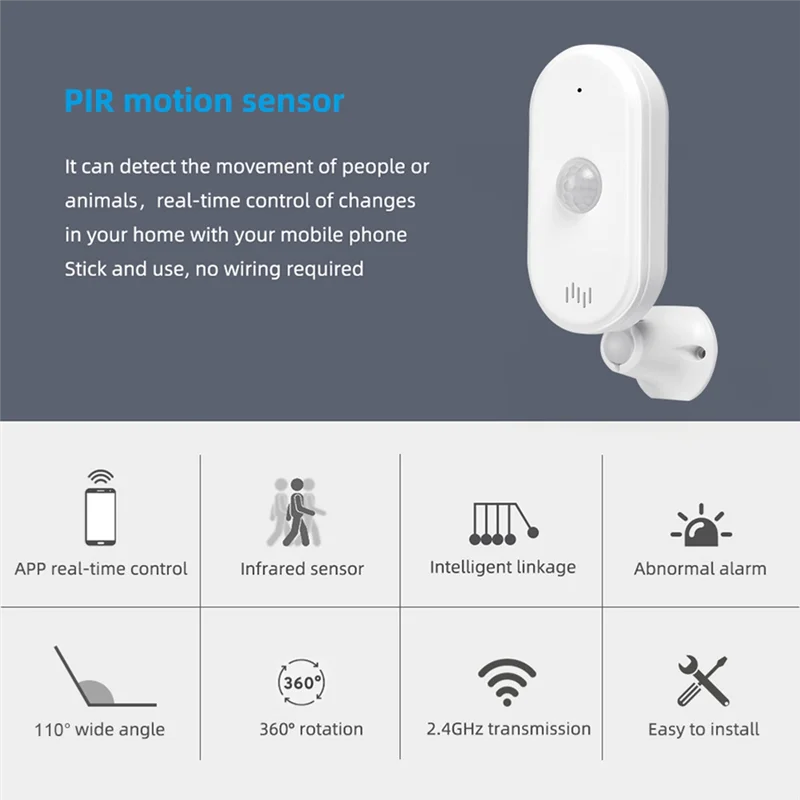 BNVN-Tuya Wifi PIR محس حركة الحياة الذكية جسم الإنسان كاشف الأشعة تحت الحمراء جهاز منزلي ذكي