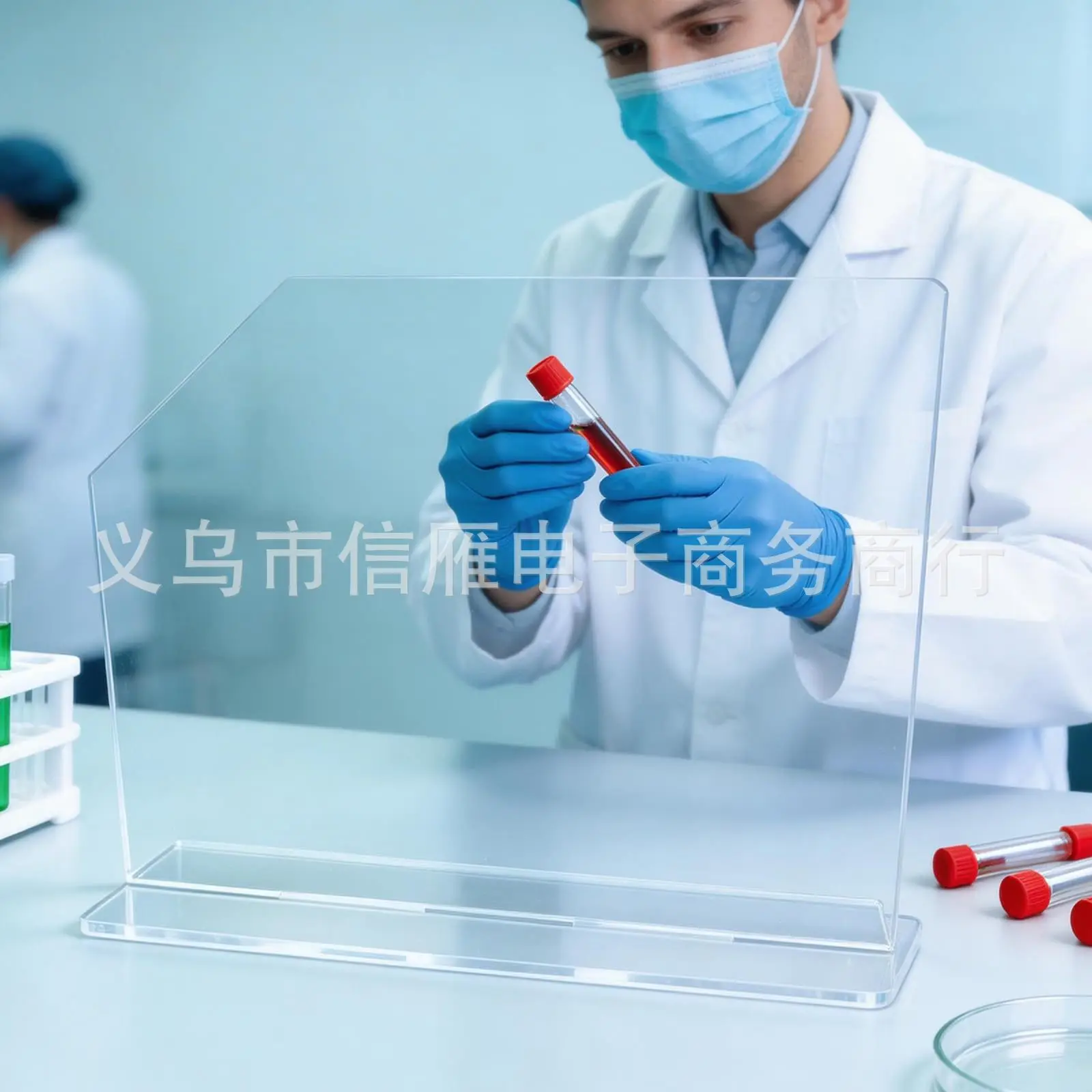 Transparent Acrylic T Divider Panels Display Shelves Drawer Sections High Clarity Splash Guard Partition One Or Two Piece